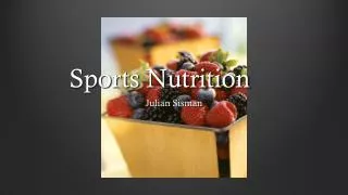 Sports Nutrition