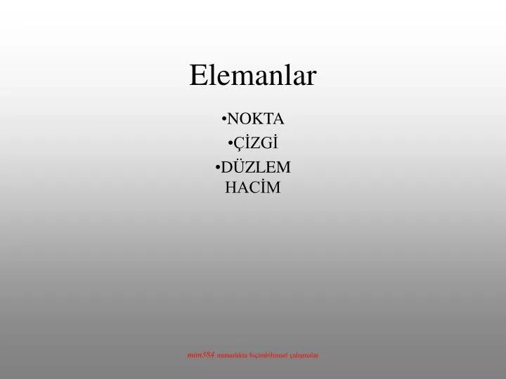 elemanlar