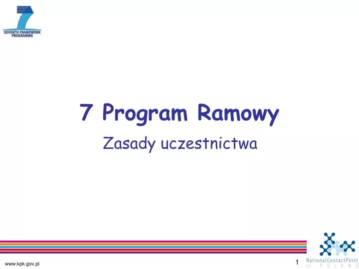 7 program ramowy