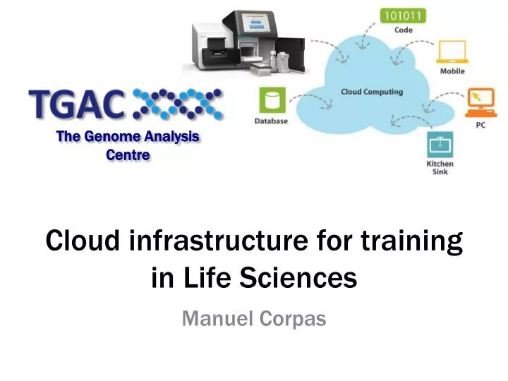 cloud infrastructure for training in life sciences