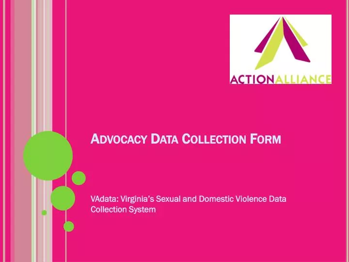 advocacy data collection form