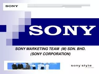 SONY MARKETING TEAM (M) SDN. BHD. (SONY CORPORATION)