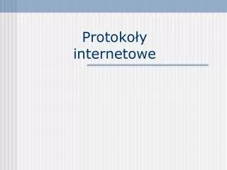 protoko y internetowe