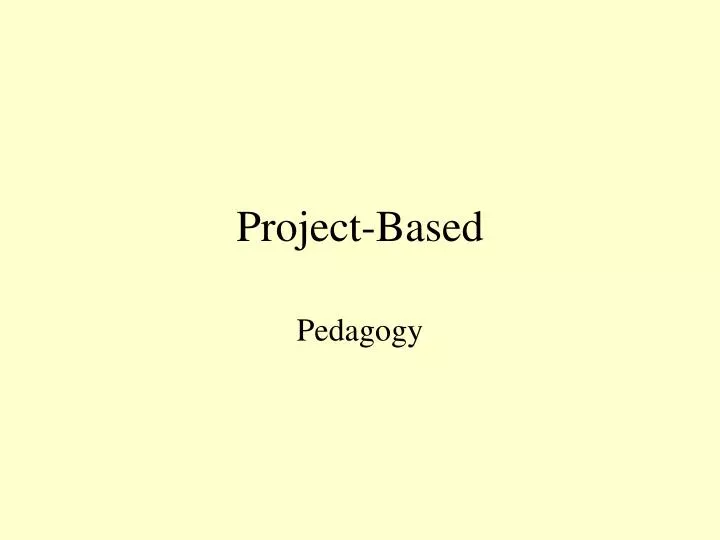 project based