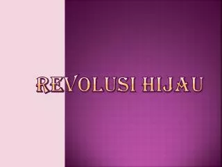 revolusi hijau