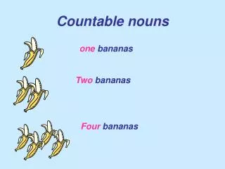Count able nouns