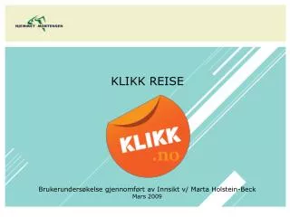 klikk reise