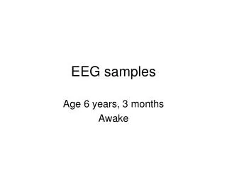 EEG samples