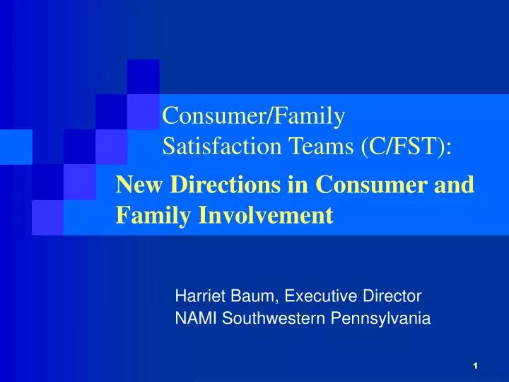 consumer family satisfaction teams c fst