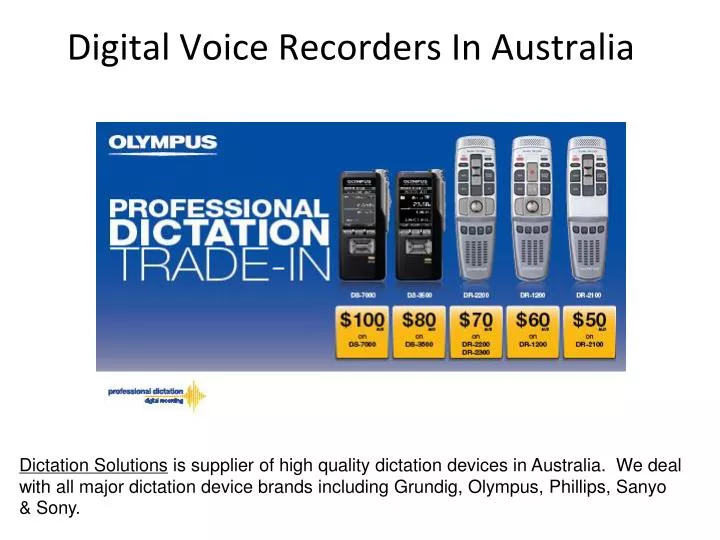 digital voice recorders in australia