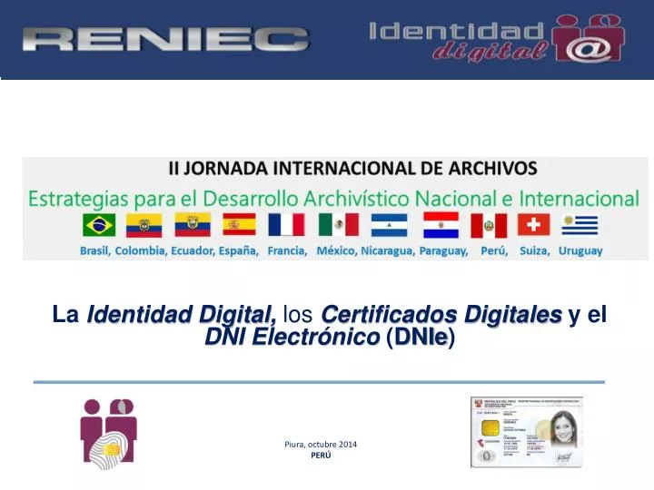 la identidad digital los certificados digitales y el dni electr nico dnie
