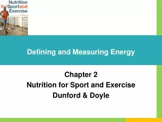 Defining and Measuring Energy