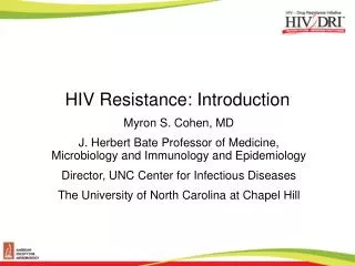 HIV Resistance: Introduction