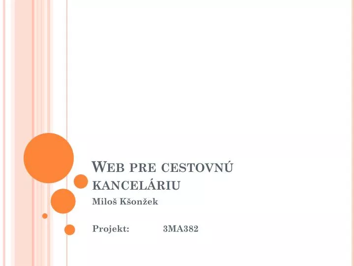 web pre cestovn kancel riu