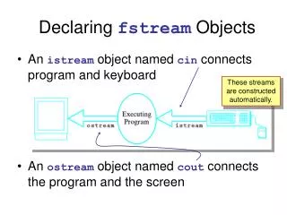 Declaring fstream Objects