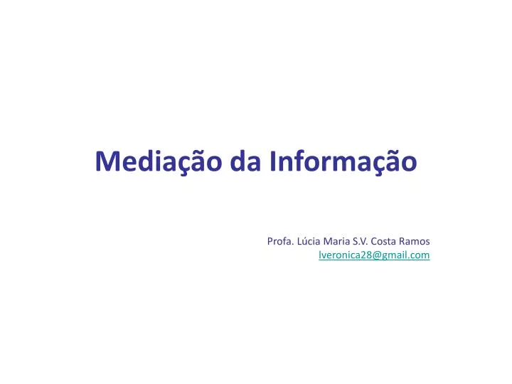 media o da informa o