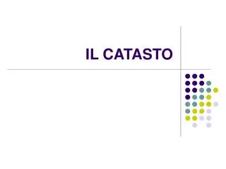 il catasto