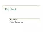 Traceback - slide 1