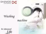 Washing machine - slide 1