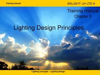 Lighting Design Principles