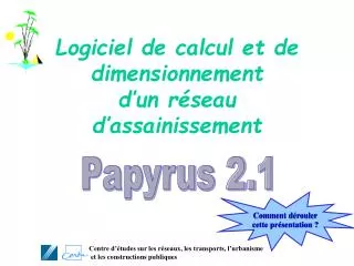logiciel de calcul et de dimensionnement d un r seau d assainissement