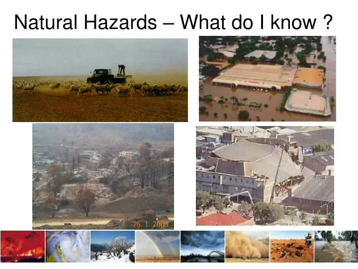 natural hazards what do i know