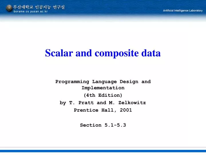 scalar and composite data