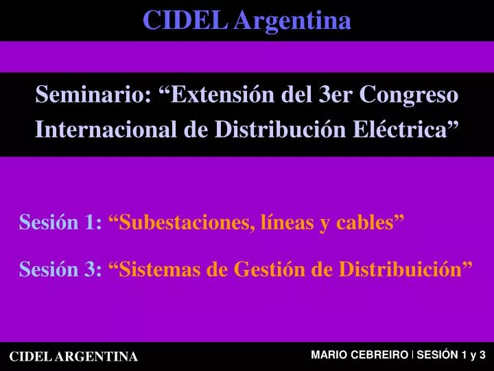 cidel argentina