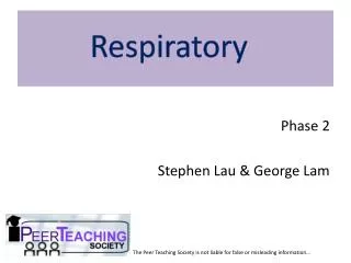Phase 2 Stephen Lau &amp; George Lam
