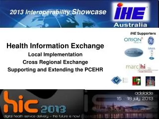 Health Information Exchange Local Implementation Cross Regional Exchange