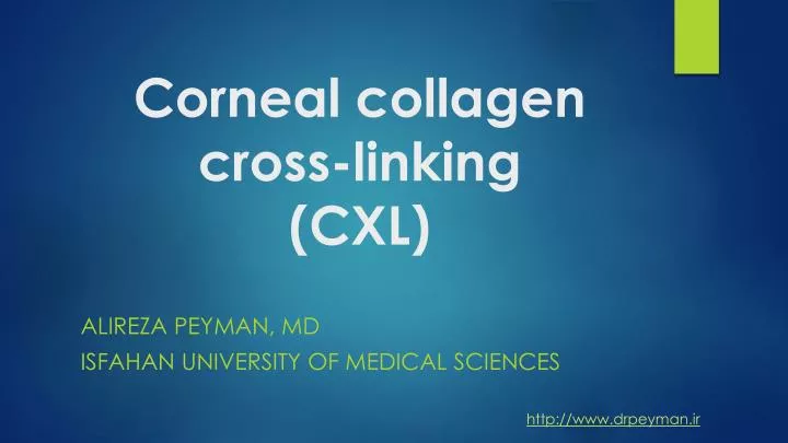 corneal collagen cross linking cxl