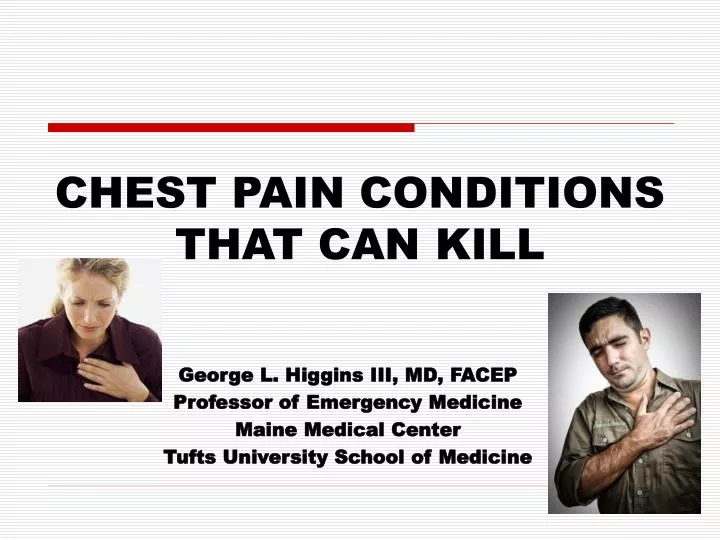 chest pain conditions that can kill