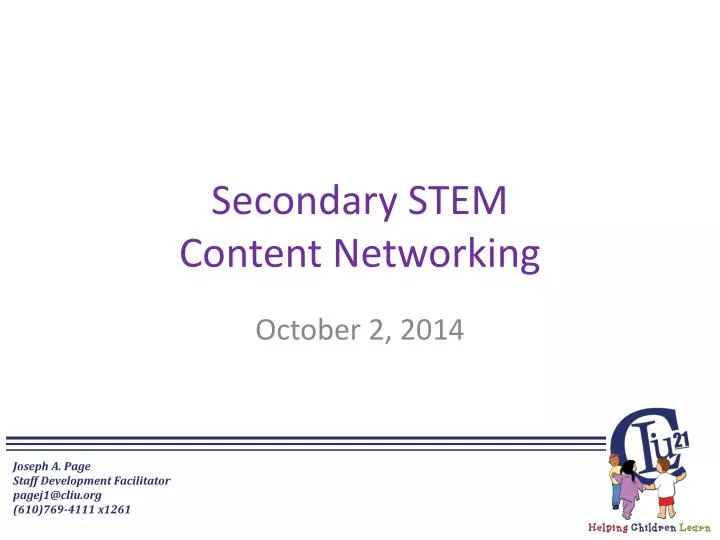 secondary stem content networking