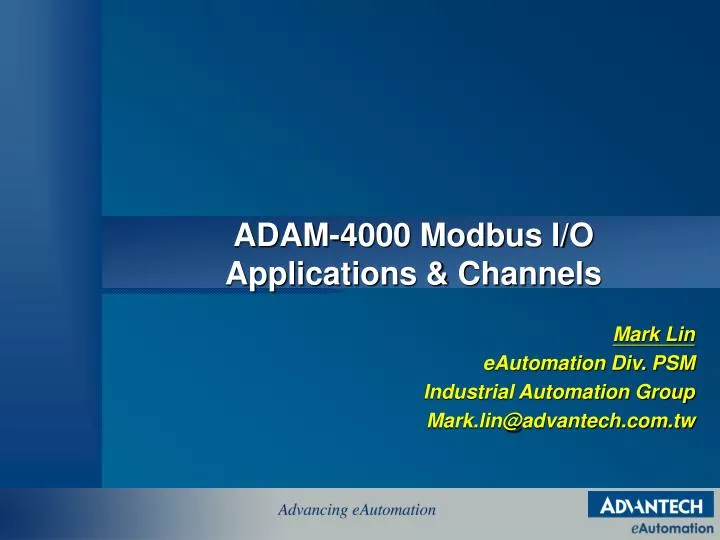 adam 4000 modbus i o applications channels