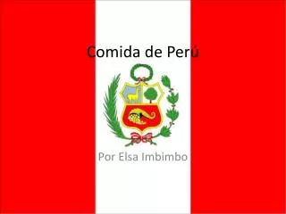 comida de per