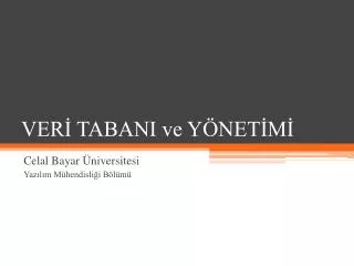 ver tabani ve y net m