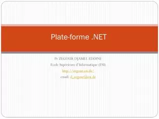 plate forme net