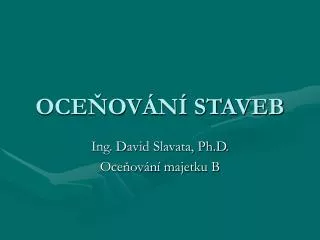 oce ov n staveb