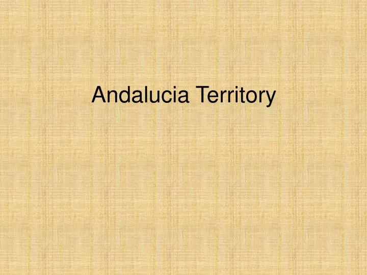 andalucia territory