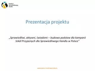 prezentacja projektu