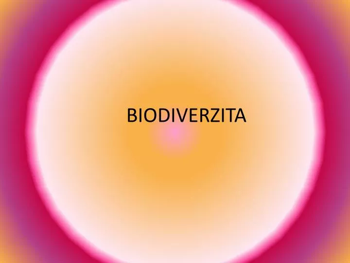 biodiverzita