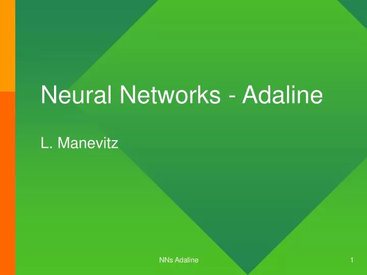 neural networks adaline
