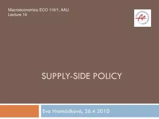 Supply-Side Policy