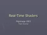 Real-Time Shaders - slide 1