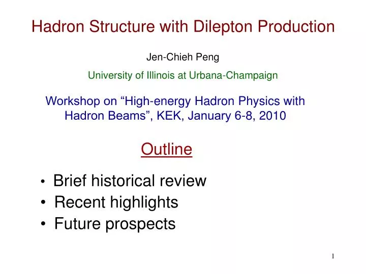 hadron structure with dilepton production