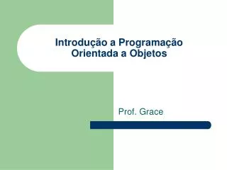 introdu o a programa o orientada a objetos