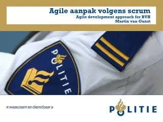agile aanpak volgens scrum agile development approach for bvh martin van gunst