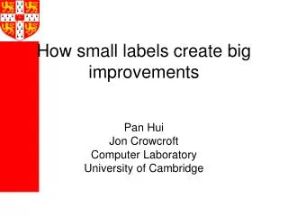 How small labels create big improvements