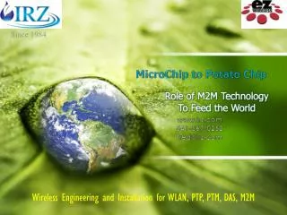 MicroChip to Potato Chip irz 541-567-0252 fred@irz