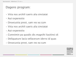 dagens program